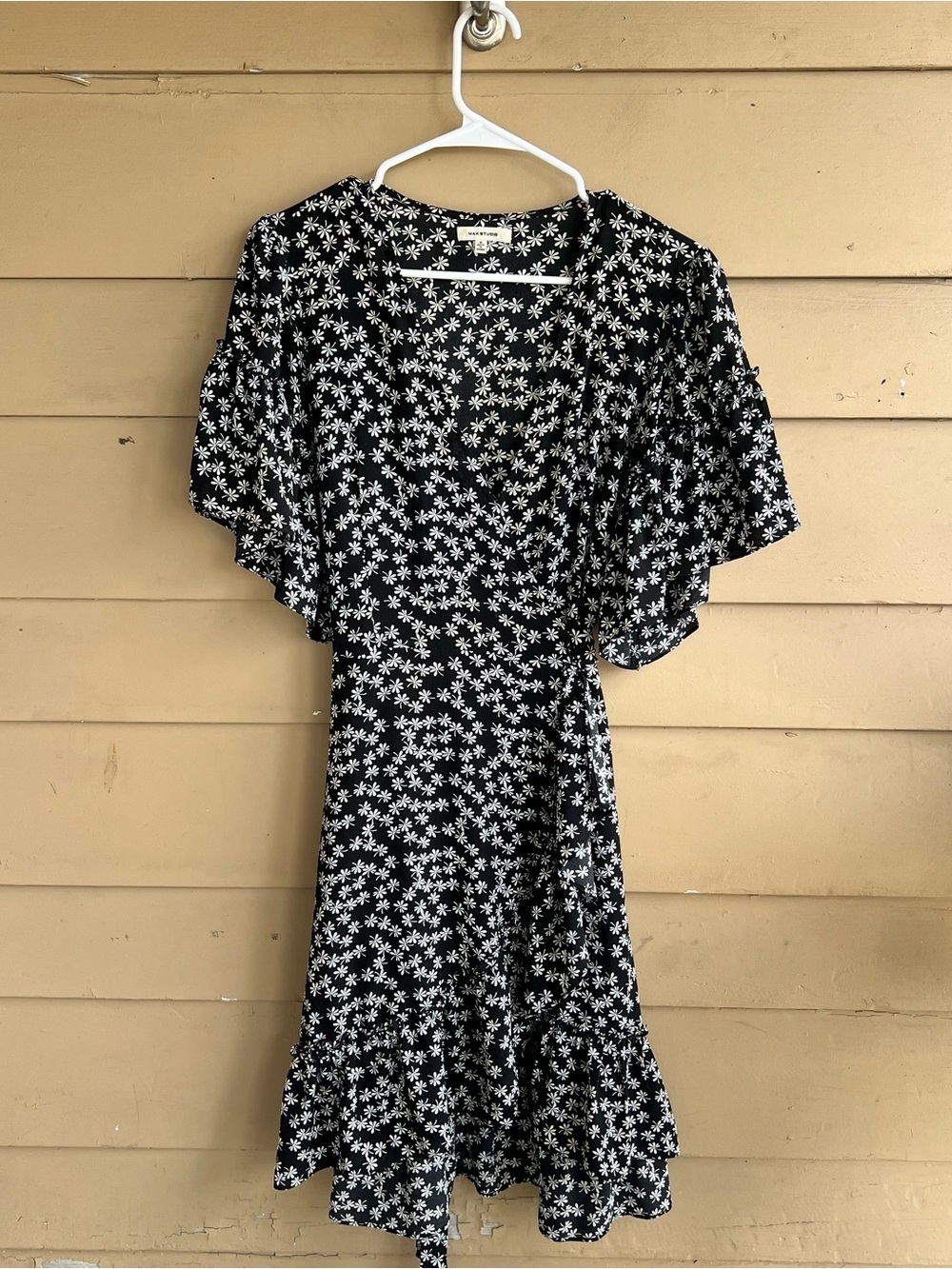 Max Studio Floral Wrap Mini Dress Size S